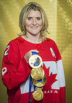 Hayley Wickenheiser mit ihren vier Goldmedaillen