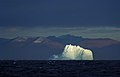 The iceberg at sunrise