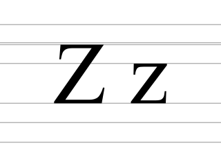 <span class="mw-page-title-main">Z</span> Last letter of the Latin alphabet