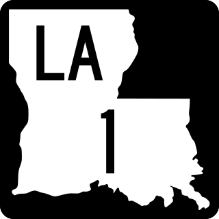 <span class="mw-page-title-main">Louisiana Highway 1</span> Highway in Louisiana