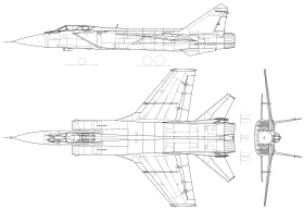 vue en plan de l’avion