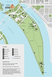 Park facilities map, c. 2014 NPS east-potomac-park-map.jpg