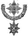 Star, collar and badge-appendant