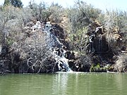 Fain Lake waterfall