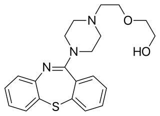 <span class="mw-page-title-main">Quetiapine</span> Atypical antipsychotic medication