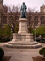 Statue of Linnaeus on the University of Chicago's Midway Plaisance