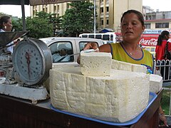 Costeño cheese is originally from the Caribbean Coast of Colombia
