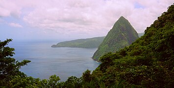 Petit Piton from Gros Piton