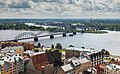 Vistas desde la iglesia de San Pedro, Riga