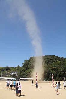 A dust devil at school ground Whirlwind example.jpg