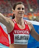 Nach Bronze bei den Olympischen Spielen 2012 gab es hier Gold für Zuzana Hejnová