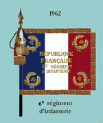 Drapeau modèle de 1962 (avers)