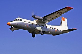 <span class="mw-page-title-main">Aérospatiale N 262</span> French regional airliner with 2 turboprop engines, 1962