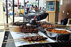 Ghanaian style spicy grilled kebab