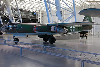 <span class="mw-page-title-main">Arado Ar 234 Blitz</span> 1943 German jet bomber by Arado