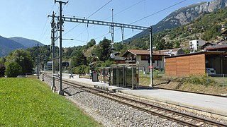 <span class="mw-page-title-main">Bitsch railway station</span> Railway station in Bitsch, Switzerland