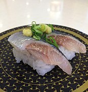 Sushi et sashimi à la sardine de la cuisine japonaise.