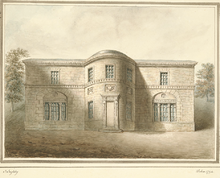 Kinmel Park, St Asaph, watercolour by John Ingleby 1794 Kinmel Park.png