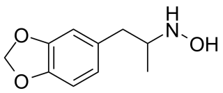 3,4-Methylenedioxy-<i>N</i>-hydroxyamphetamine Psychedelic amphetamine