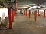 Closed southern portion of the mezzanine, prior to its reopening
