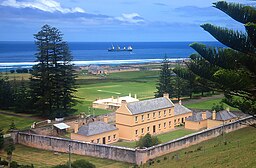 Military Barracks and Officer Quarters (1829-34), Quality Row Military Precinct, within Kingston and Arthurs Vale Historic Area.