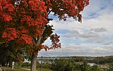 Fall color at North Esplanade Park, the first park founded in the first City of Kansas.