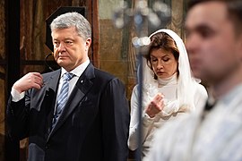 Participation of the President of Ukraine in the festive Christmas liturgy in Saint Sophia, Kiev 4.jpeg