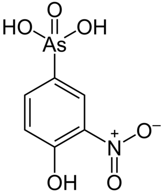 <span class="mw-page-title-main">Roxarsone</span> Chemical compound