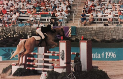 Phelps på The Golden Machine under sommarspelen 1996.