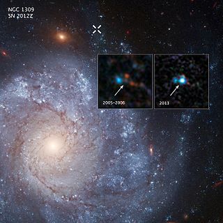 <span class="mw-page-title-main">Type Iax supernova</span> Dwarf star remnant of a supernova