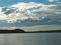 Clouds over Radolne Lake in Kashubia, Poland