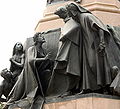 Statue of Dante Trento Detail: Dante Vergil