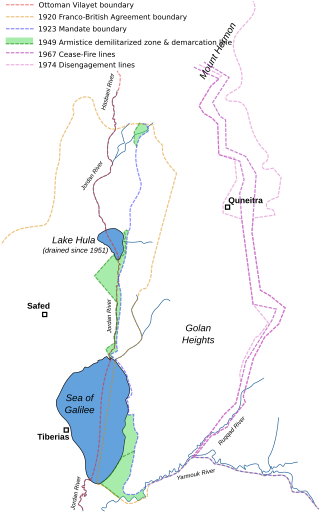 <span class="mw-page-title-main">Israeli occupation of the Golan Heights</span> International legal status of the plateau near the Israel–Syria border