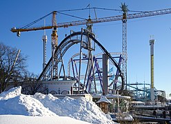 Construction de Monster à Gröna Lund