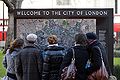 Image 37Tourists consulting a map near St Paul's Cathedral (from Tourism in London)