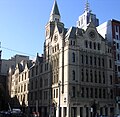 Former Metropolitan Gas Company Buildings; Flinders Street, Melbourne; completed 1892; Venetian Gothic applied to a tall building