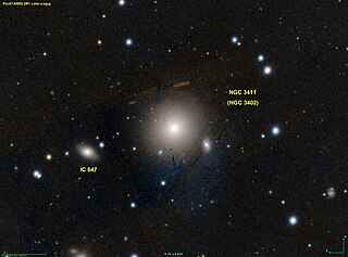 <span class="mw-page-title-main">NGC 3402</span> Elliptical galaxy in the constellation Hydra