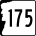 New Hampshire Route 175 marker