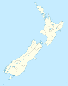 Position du fleuve Whakatane sur la carte de la Nouvelle-Zélande