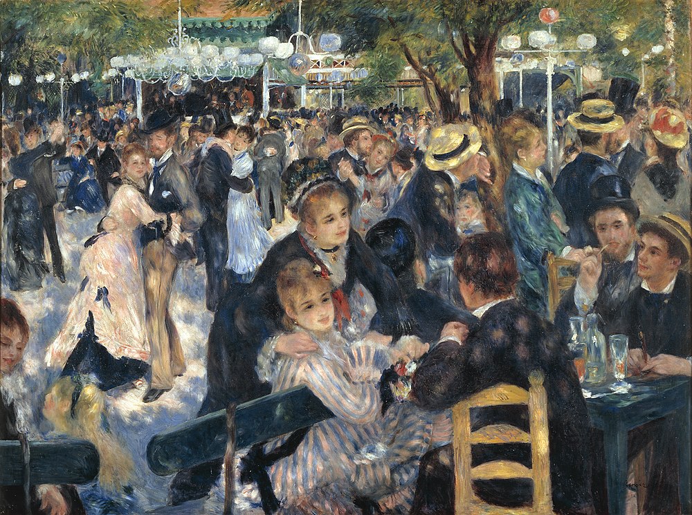 煎餅磨坊舞會（Le Moulin de la Galette），1876年