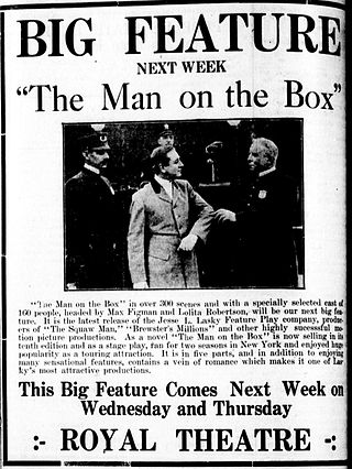 <i>The Man on the Box</i> 1914 film