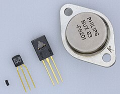 Transistor Solid-state electrically operated switch also used as an amplifier