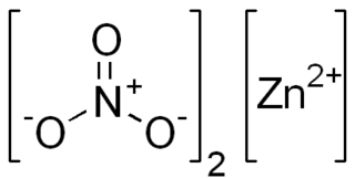 <span class="mw-page-title-main">Zinc nitrate</span> Chemical compound