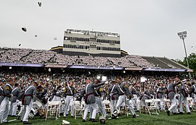 The USMA graduation ceremony, 2021