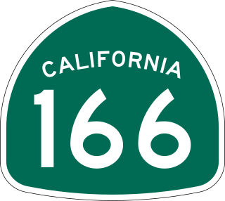 <span class="mw-page-title-main">California State Route 166</span> Highway in California