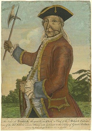 <span class="mw-page-title-main">Hendrick Theyanoguin</span> Mohawk leader (c. 1691–1755)