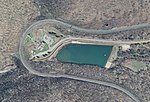 Satellite photo of Horseshoe Curve in 2006