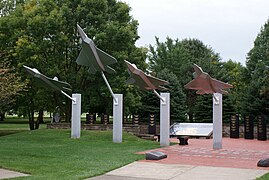 Missing Man Formation (2000) at Valor Park, USAF Museum