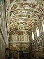 The interior of the Sistine Chapel in 2010