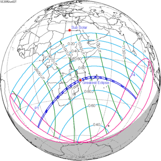 <span class="mw-page-title-main">Solar eclipse of June 2, 2095</span> Total eclipse